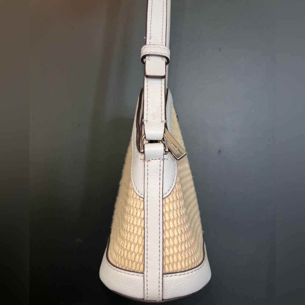 Kate Spade Sylvia Straw Dome Crossbody EXCELLENT Condition - Picture 7 of 16